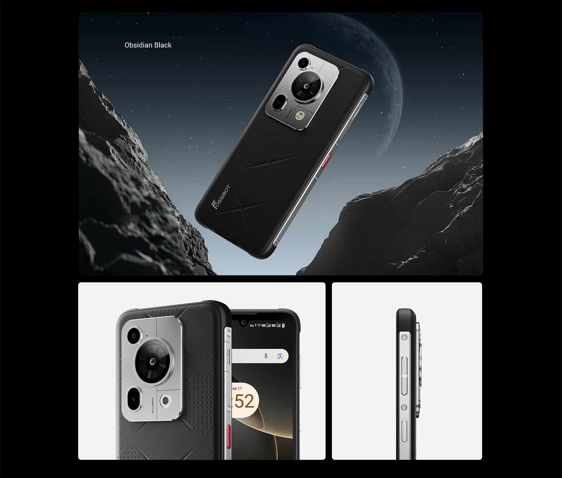 [World premiere] Fossibot F112 PRO 5G Rugged Smartphone 6.88" HD+ 7150mAh 24G(8+16)+256G Mobile Phone Android 14 50MP Cell Phone