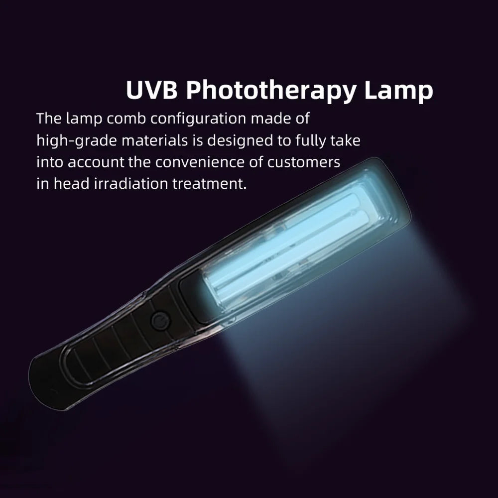 uvb 311nm lamp Psoriasis Vitiligo White Spots Skin Disease Therapy Lamp 311nm Ultraviolet Phototherapy Instrument use UVB  Lamp