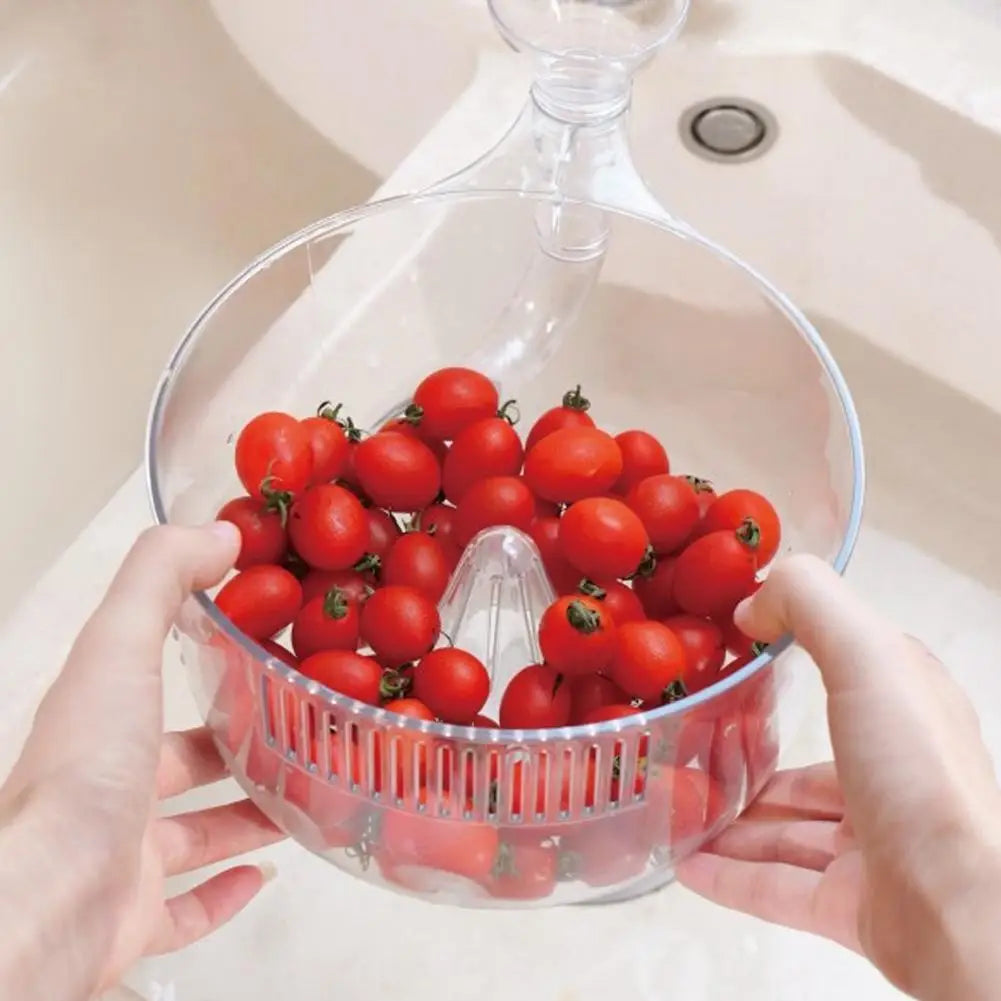 Automatic Fruit Washer Automatic Washing Bowl With Strainer Vegetable Rinser Container Berries Washer Automatic Washer Bowl