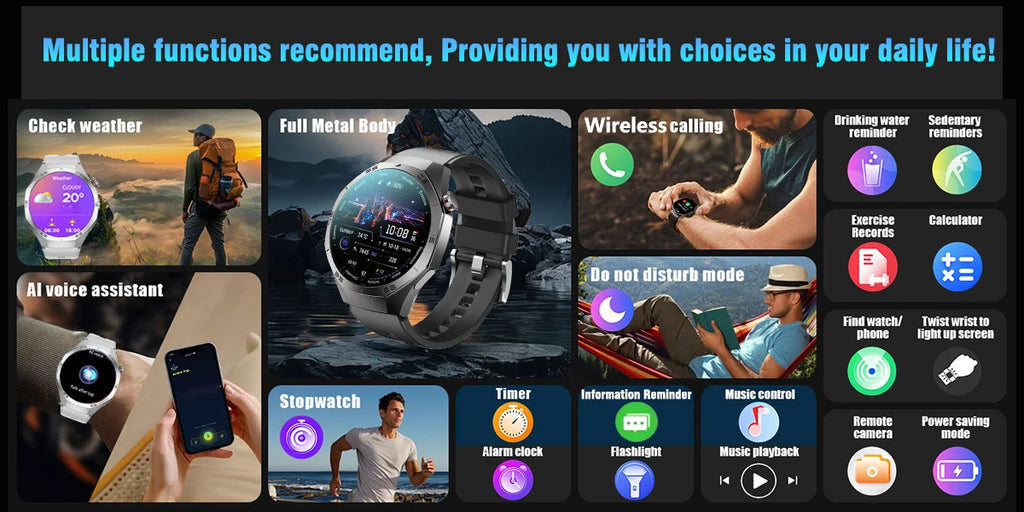 Smart Watch 5 Pro GPS NFC Smartwatch Men 360*360 AMOLED Screen Heart Rate Monitor Bluetooth Call IP67 Waterproof Men Smartwatch