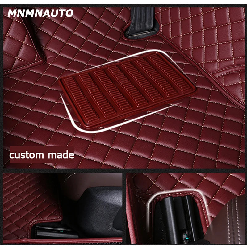 MNMNAUTO Custom Car Floor Mats For Mercedes Benz CLA X117 X118 C117 Auto Carpets Foot Coche Accessorie