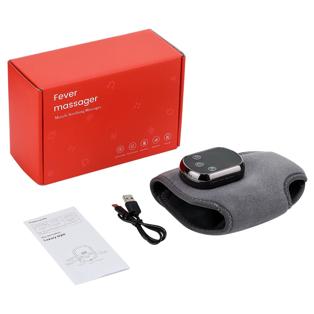 Electric Wrist Brace with Adjustable Hot Compress Vibration Massage Ankle Guard Band Carpal Tunnel Hand Foot Protection Tool