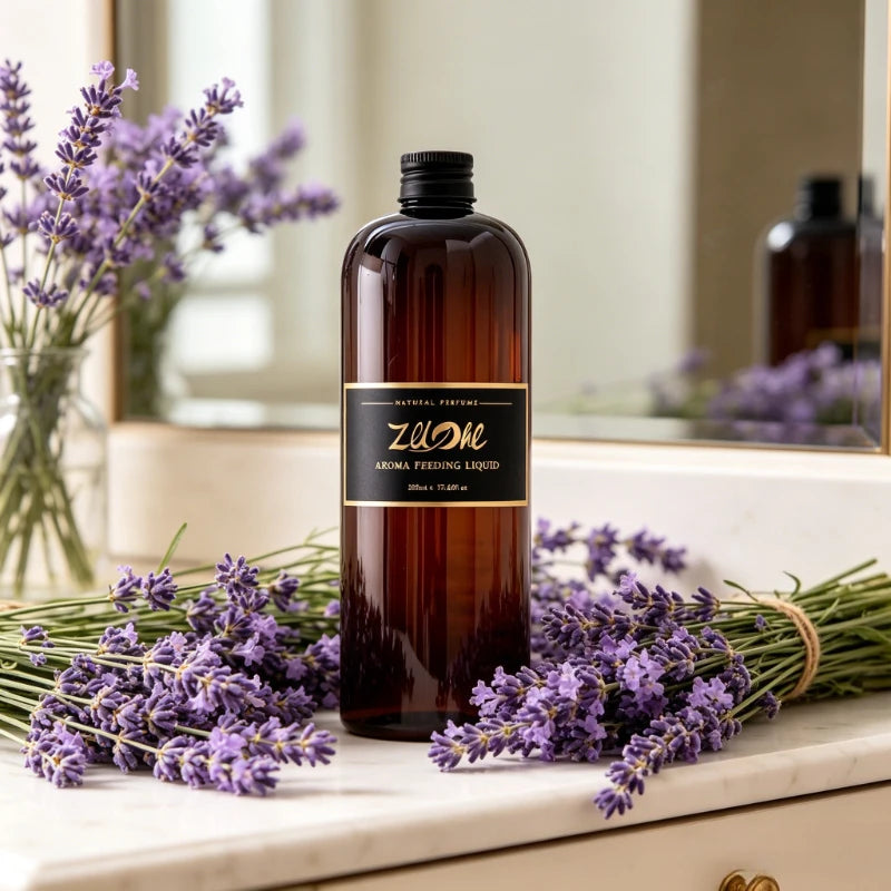 500ML Pure Plant Essential Oil Lavender and Hotel Scent Healton Shangri-La for Reed Diffuser Humidifier,Give 4Pc Diffuser Sticks