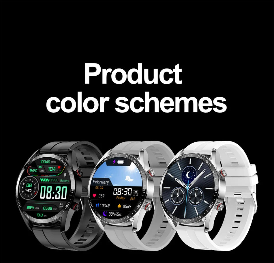 ECG+PPG Bluetooth Call Smart Watch Men Laser Health Blood Pressure Fitnes Sports Watches Man Sports Waterproof Smartwatch+Box