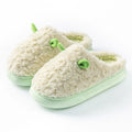 Women's Winter Slippers - Plush Fleece-Lined House Shoes, Warm Indoor/Outdoor Cotton Slippers with Non-Slip Sole