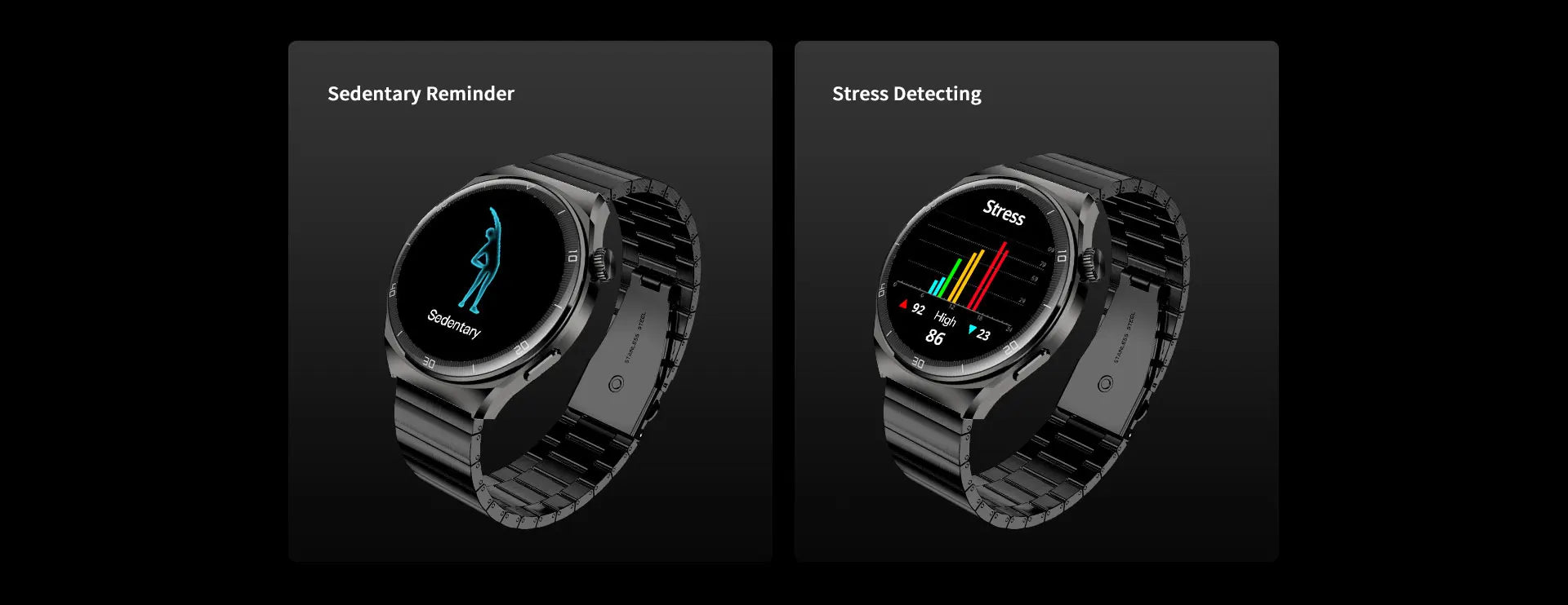 Aurafit Smartwatch NEXA 2/AM05 Bluetooth Chamada, Tela AMOLED 1.43", IP68, Monitor Cardíaco e SpO2, Bateria 300mAh metal de luxo