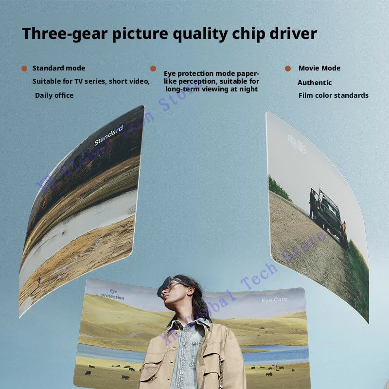 RayNeo Air 4 Pro smart AR glasses,Supports HDR10, 3840Hz, 4 speakers, 1200 nits,Micro-OLED dual-layer screen, clearer