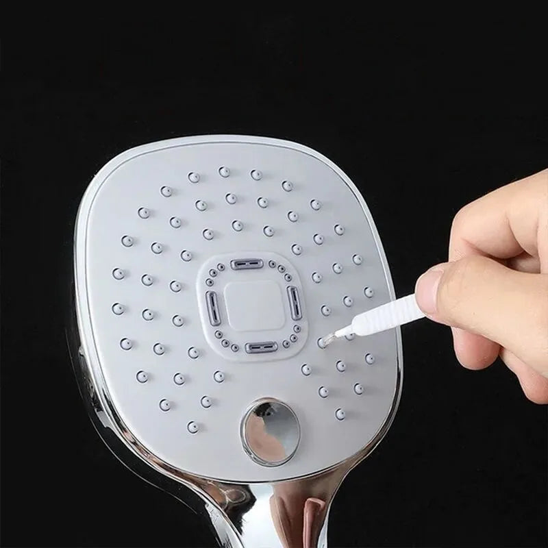 10-500PCS Shower Cleaning Brush Bathroom Micro Nylon Brush Nozzle Anti-blocking Cleaning Tools Bathroom Accessories