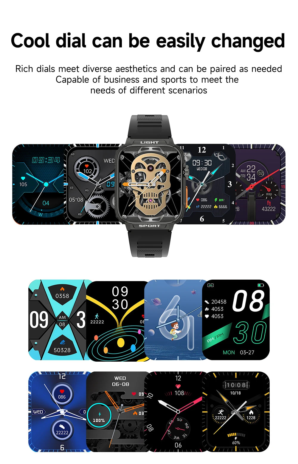 LIGE New 1.91 inch Super Ultra Watch Bluetooth Smart Call Men's Watch Tracker Blood Pressure Heart Rate Monitor Sport Smartwatch