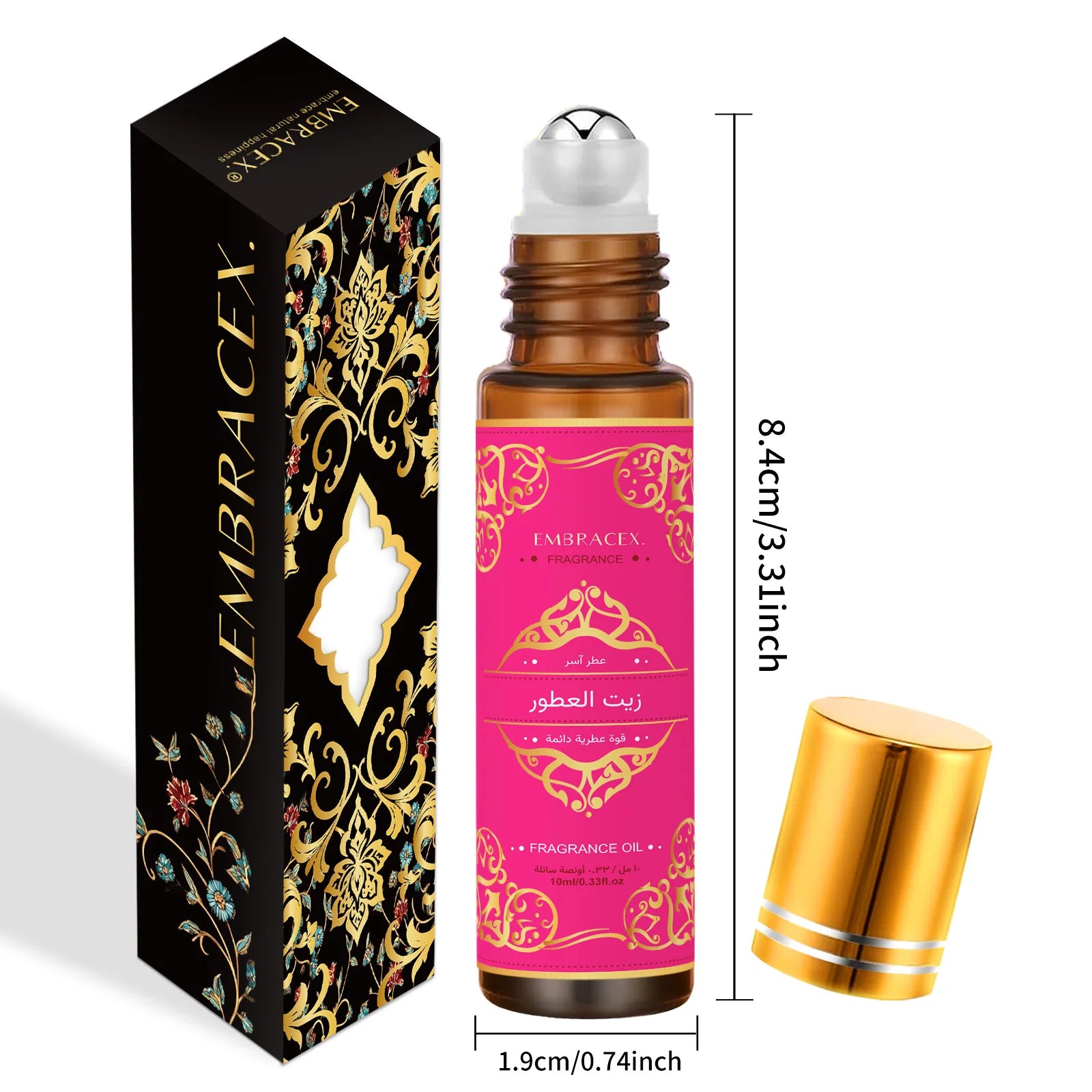 8PC/1PC 10ml Roller Essential Oils Eid al-Fitr Gift  Humidifier Six Long Lasting Scents