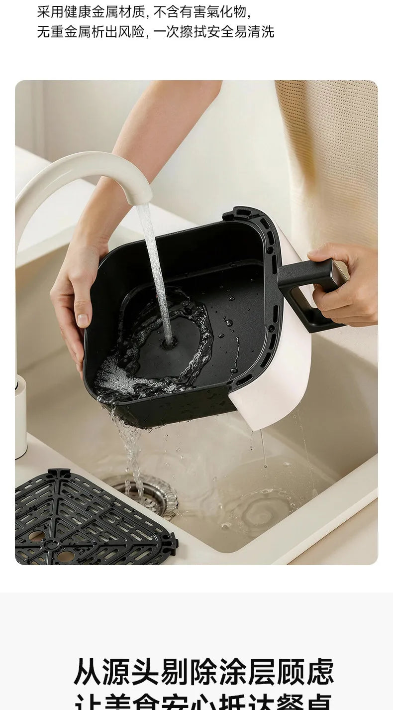Air Fryer for Home Metal Cavity Electric Fryer Oven 0 Fluorine Ceramic All-in-one2026new Arrival