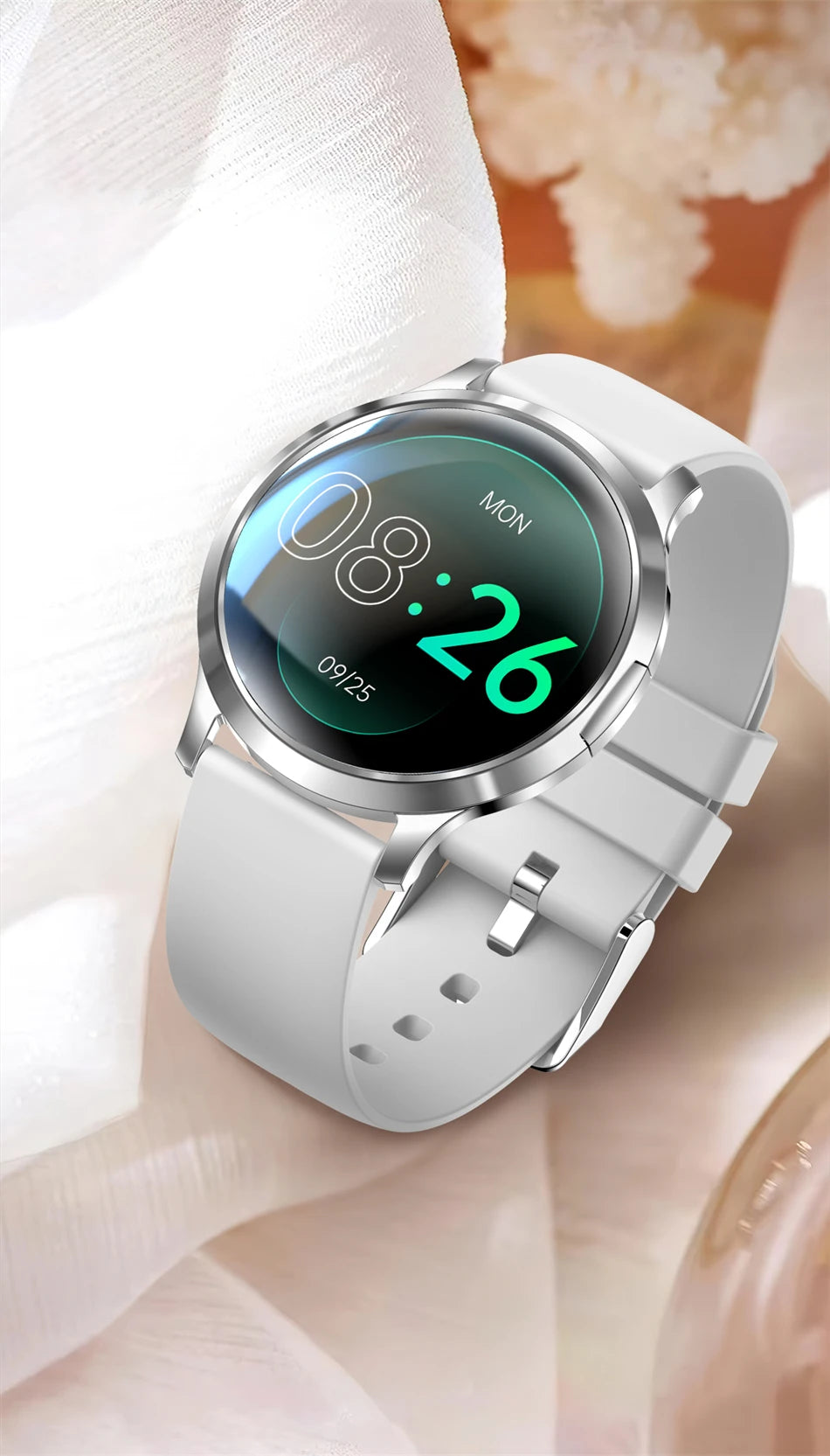 LIGE 2025 Ultra-thin AMOLED Screen Smart Watch Women Sport Fitness Bracelet Custom Watch Face Bluetooth Call Luxury Smartwatch