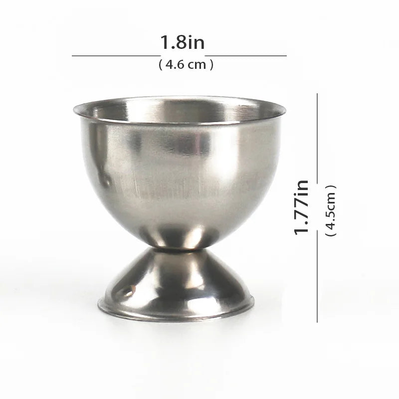 Egg Shell Opener Stainless Steel Egg Cup Holders Hard Soft Boiled Egg Topper Cutter Cracker Kitchen Tools Gadget for Cooking
