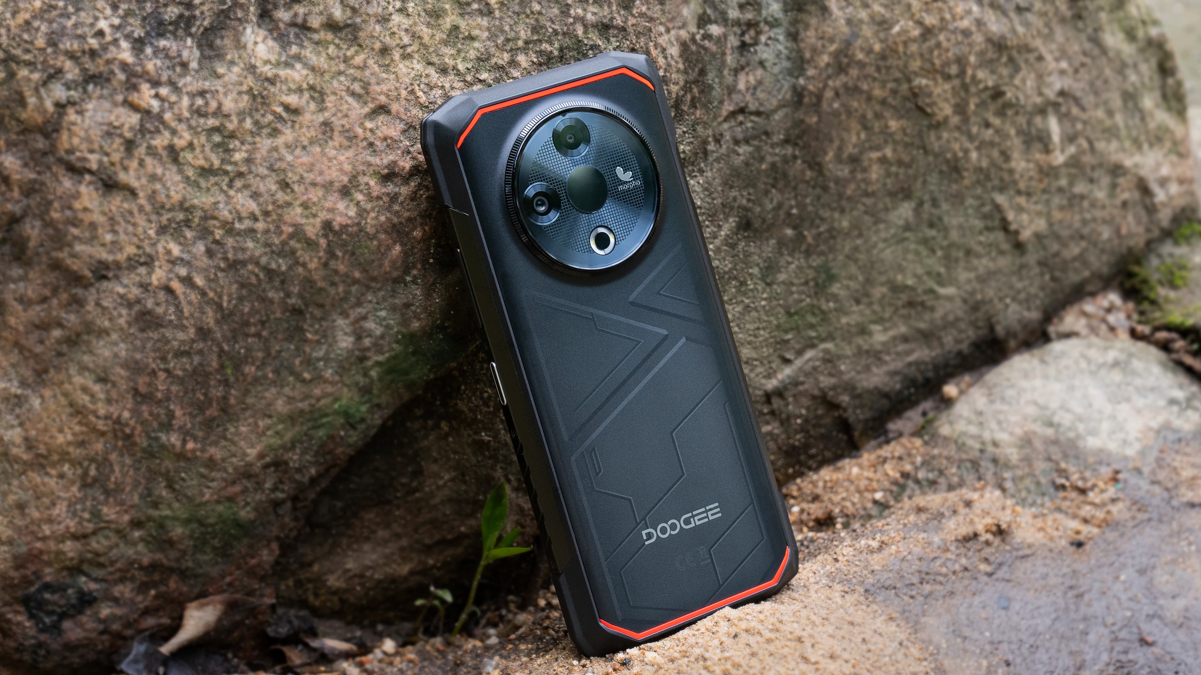 DOOGEE Fire 6 Rugged Phone Thermal Imaging 10400mAh Large Battery 6.56" 16GB(6+10) 256GB 50MP AI Main Camera Mobile Phone