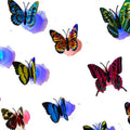 5PCS Hot Butterfly Night Light Creative Funny Colorful Glowing Butterfly Light Stickable Diy LED House Decorative Wall Lights