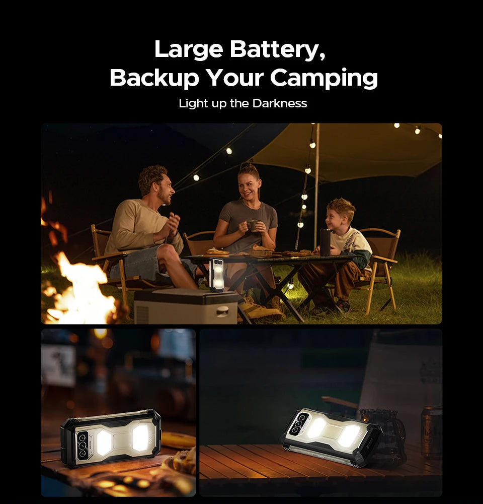 World Premiere DOOGEE V Max S 5G Rugged Phone Dual Camping Lights 22000mAh Battery 24GB(8+16) 256GB 108MP AI Camera Smartphone