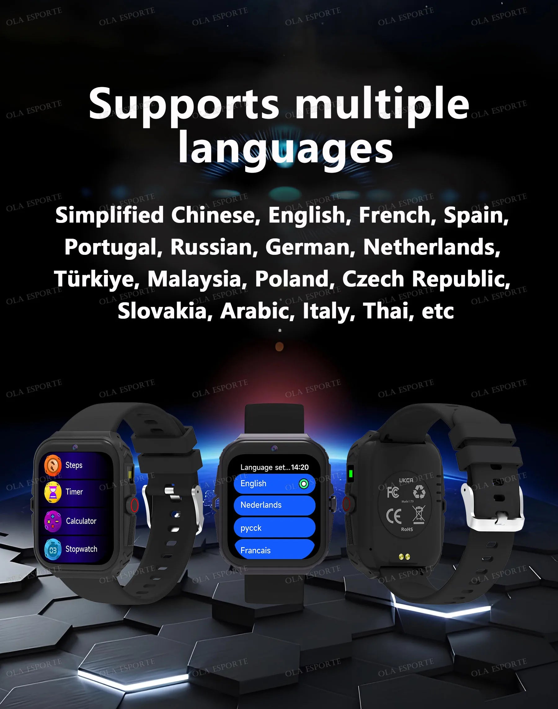 New Smart Watch For Children HD Touch Screen Camera 18 Games Sleep Monitoring Alarm Clock Calculator Birthday Gift Boy Girl HW12