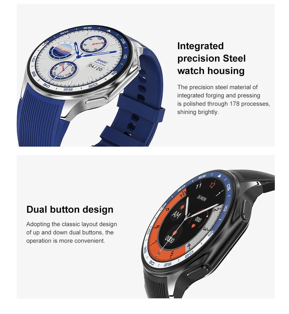 OPPO Watch X Bluetooth Call Smartwatch AMOLED HD Waterproof Men's Sports Watch 3D Visual Surround 4GB RAM Video Playback Watch