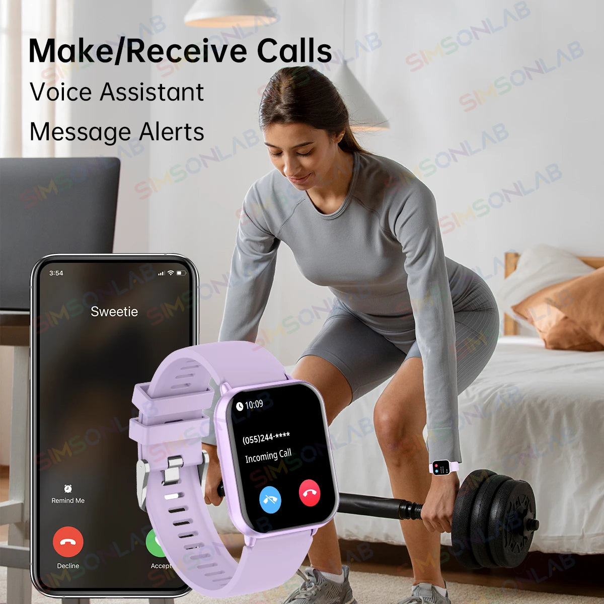 Global Edition Watch 5 Lite Men Women Display 100+ Sports Mode 1.83 Full Touch Bluetooth Call Waterproof Smart Watch Gifts