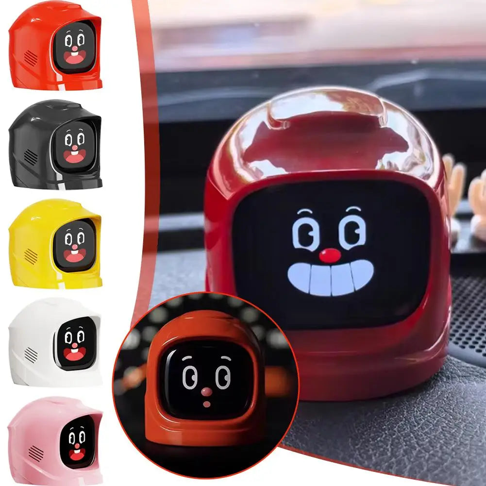 NEW Mangogo Intelligent Car Mounted Electronic Pet Ornaments With Facia Expressions Trendy Vehicle Companion Decorations Fo N1R7