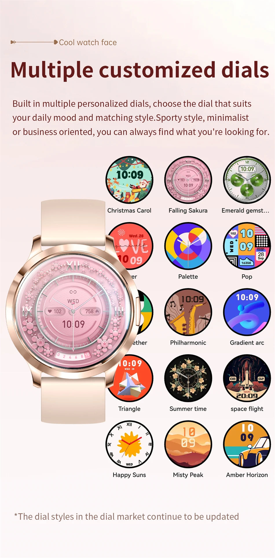 LIGE 2025 Ultra-thin AMOLED Screen Smart Watch Women Sport Fitness Bracelet Custom Watch Face Bluetooth Call Luxury Smartwatch