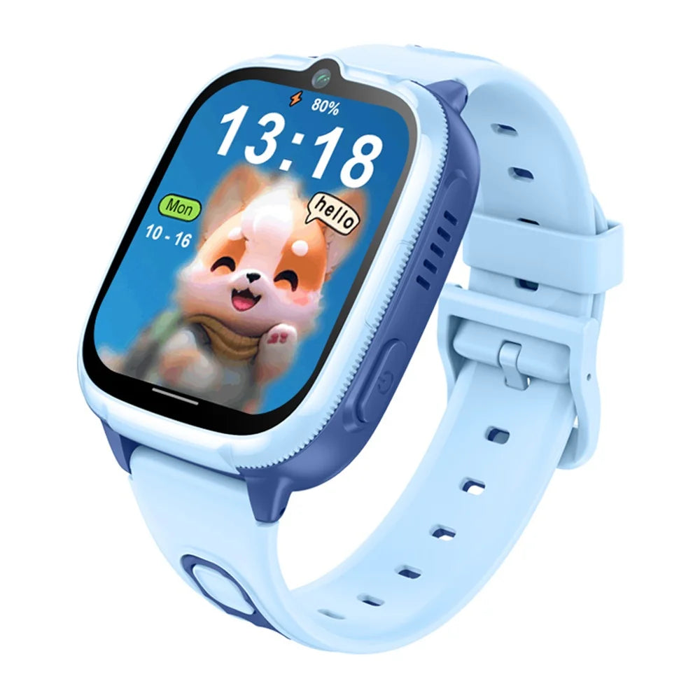 696 Kids Smartwatch 4G Network Video Call LBS WIFl Positioning Voice Calls Waterproof Children Smart Watch Calculator Student