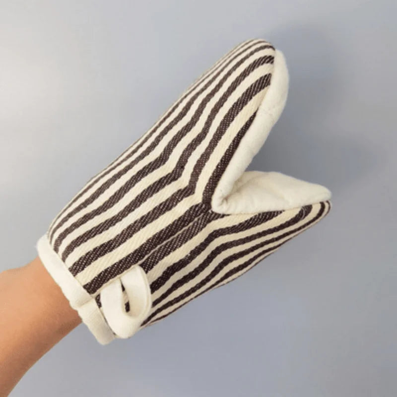 1PC  Heat-insulating Gloves Potholder Kitchen Anti-scald Microwave Gloves High Temperature Resistant Kitchen Baking Oven Gloves
