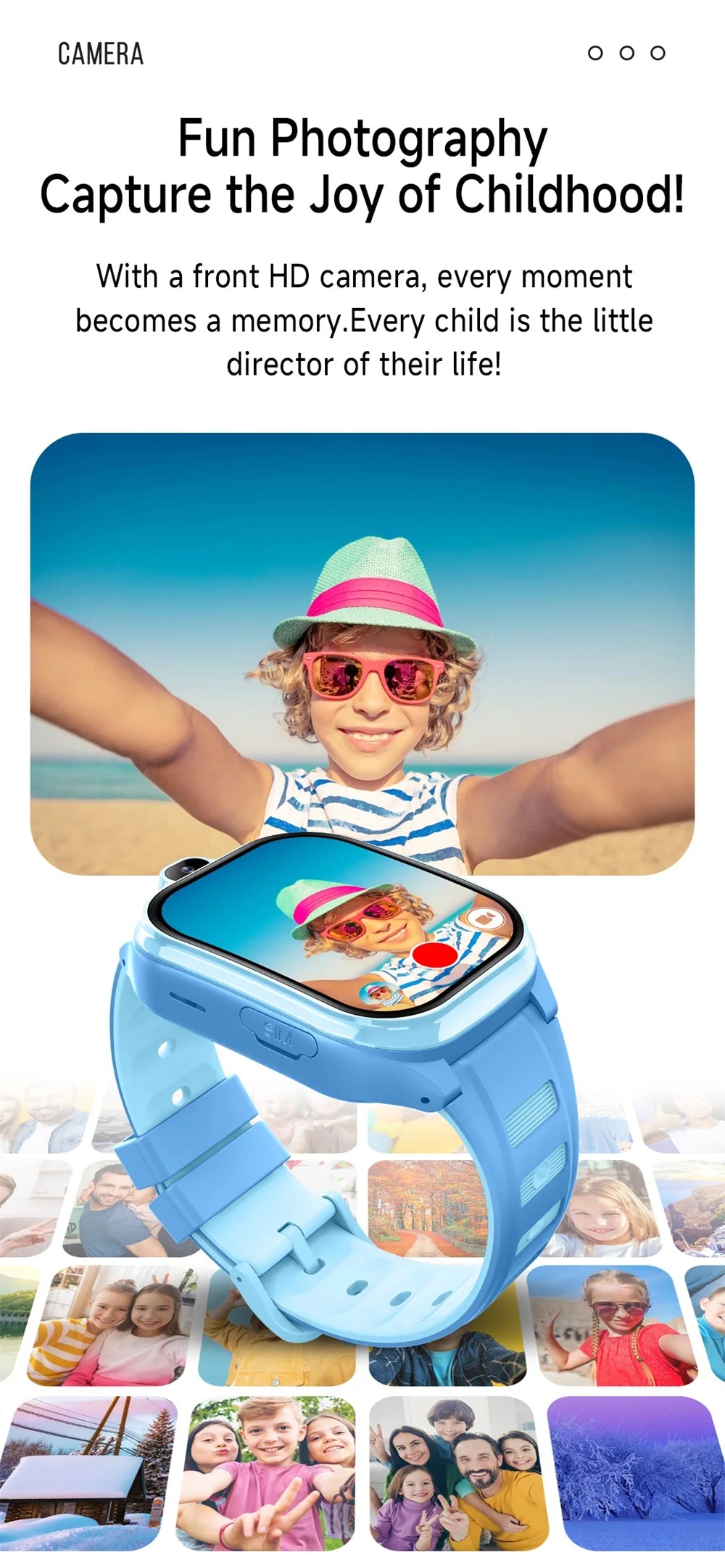 New 4G Smart Watch Kids GPS Video Call APP Download Child Smartwatch Voice Assistant Phone Watches Voice Chat Camera Alarm Clock