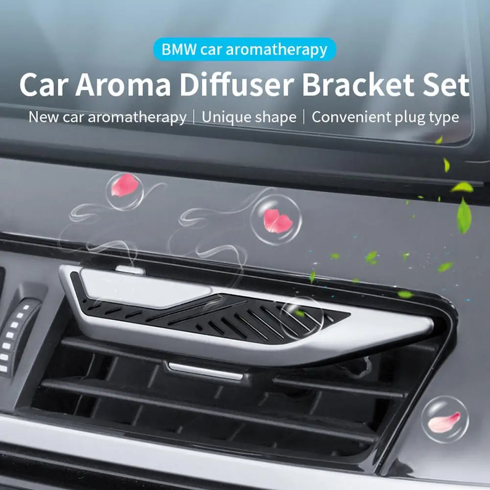 For BMW Natural Air Car Air Freshener Car Air Outlet Aromatherapy Bracket Car Fragrance Stick Solid Fragrance Cream
