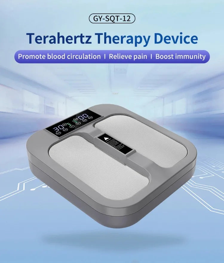 Tera Hertz Frequency Therapy Device Terahertz Cell Energy Instrument Heating Therapy Foot Massage Health Care Rehabilitation New