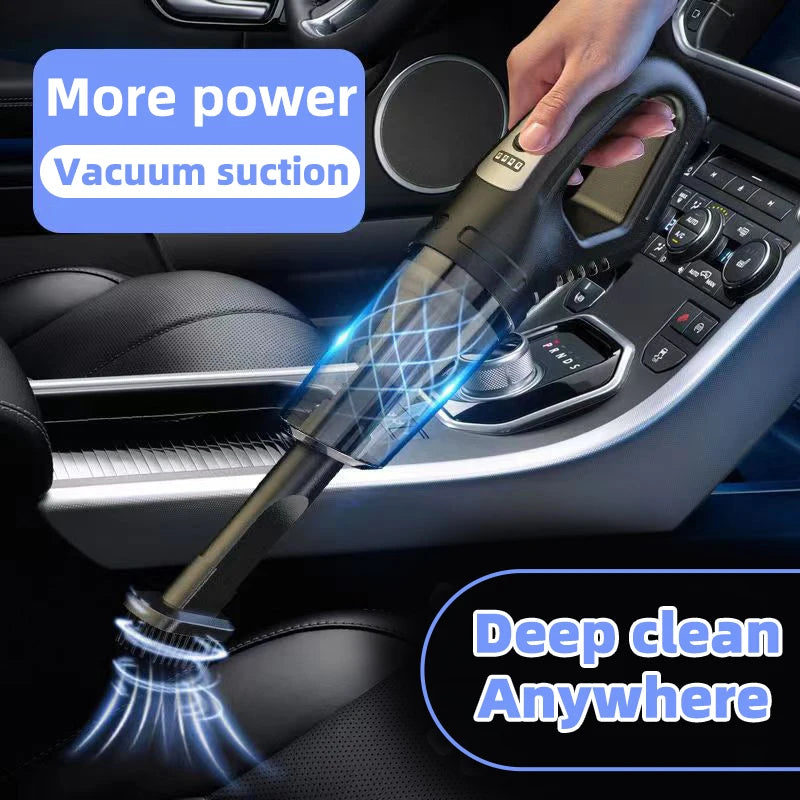 Wireless and corded dual-use, with extraordinary suction power.
