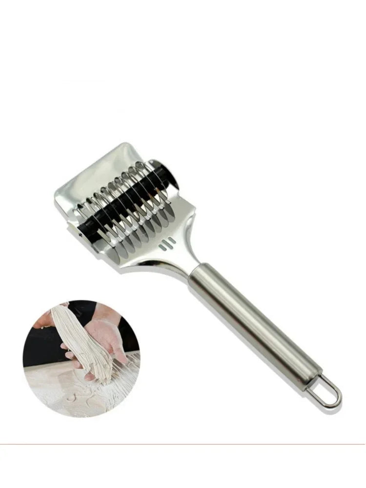 1Pcs Stainless Steel Manual Spaghett Cutter Pasta Machine Dough Noodles Maker Ginger Garlic Roll Crusher Kitchen Cooking Gadgets