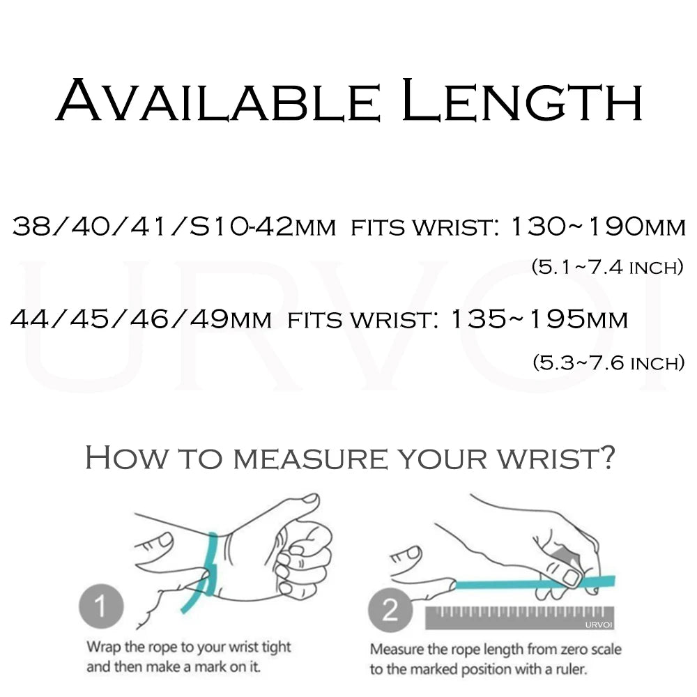 URVOI Titanium link bracelet for Apple Watch Ultra 3 2 Series 11 10 9 8 7 SE magnetic buckle strap wristband 45 49mm