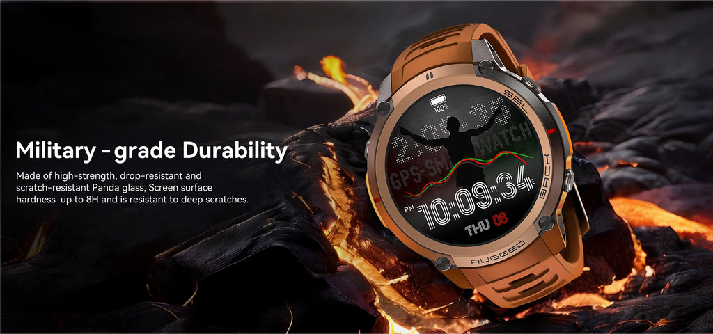 2026New Outdoor GPS Smart Watch Offline Maps Download Compass Tracking 5ATM Waterproof Tactics Sport Smart Bracelet For Men gift