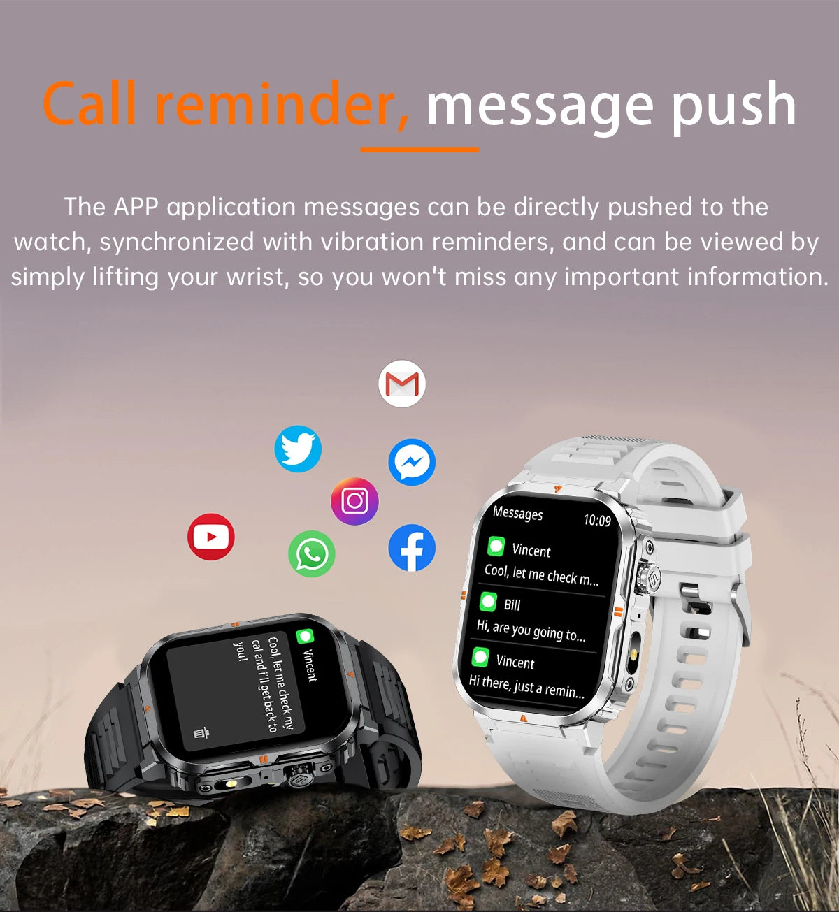 LIGE Military Smart Watch Men IP68 Waterproof Outdoor Sport Tracker LED Flashlight Bluetooth Call Man Smartwatch For Android iOS