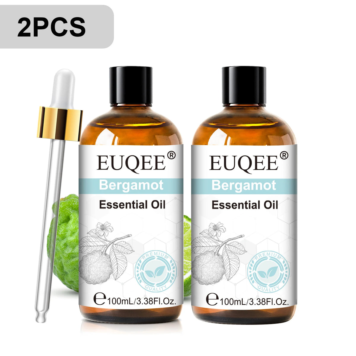 EUQEE 3.38FI.Oz. Aromatherapy Essential Oil For Reed Diffuser Humidifier-100ml Vanilla Lavender Cinnamon Lemon Essential Oils