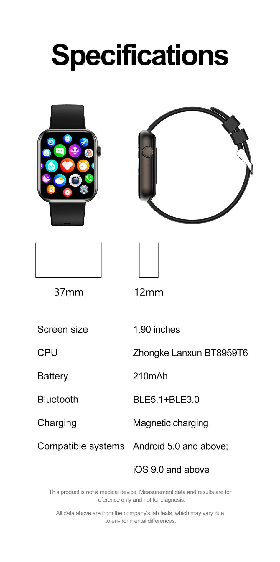 2026 New Popular Smartwatch Full Touch Screen Bluetooth Call Heart Rate IP68 Waterproof Watches Sports Bracelet SmartWatch Women