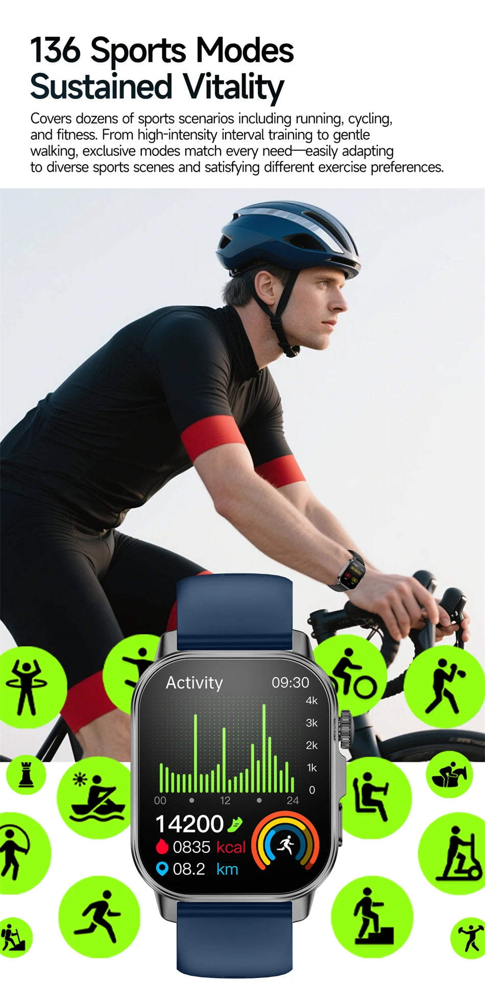 2026 New Model Uric Acid & Lipid Health Analysis Smart Watch Men ECG+PPG Bluetooth Call 2.01-inch Flashlight Smartwatch Women