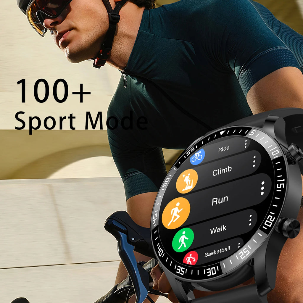 2026 New Sports Smartwatch for Man Bluetooth Call Camera Control Music Player AI Voice Fitness Tracker Watches for Woman Gifts