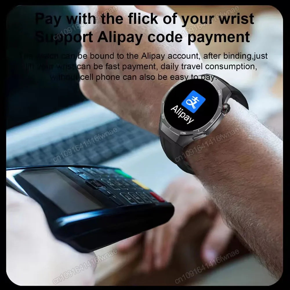 2026 New Smart Watch Men Watch 5 Pro 1.52 AMOLED Screen Bluetooth Call GPS Tracker NFC Heart Rate Dynamic Lsland SmartWatch Hw12