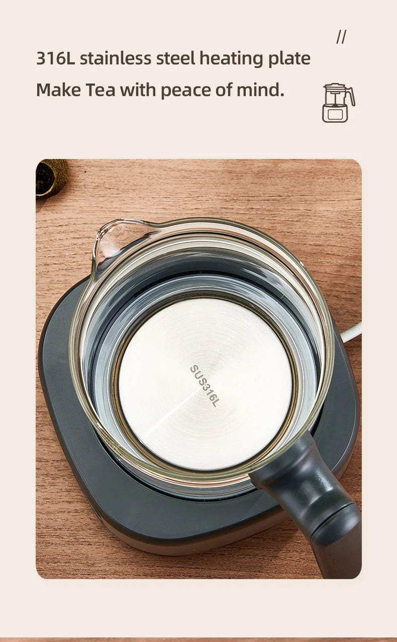 1.3L Steam Spray Tea Kettle Multifunctional Electric Kettle Baby Constant Temperature Milk Regulator 72h Thermostatic Kettle