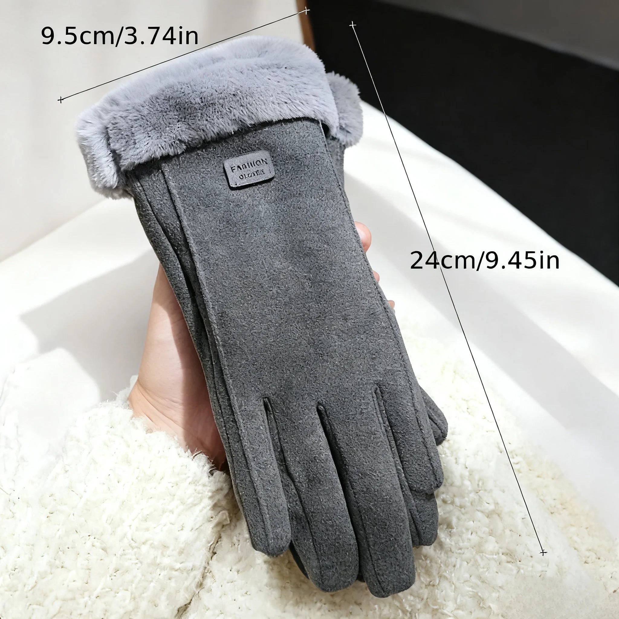 Women's Winter Warm Touchscreen Gloves Plush Lined Thick Outdoor Leisure Protection
