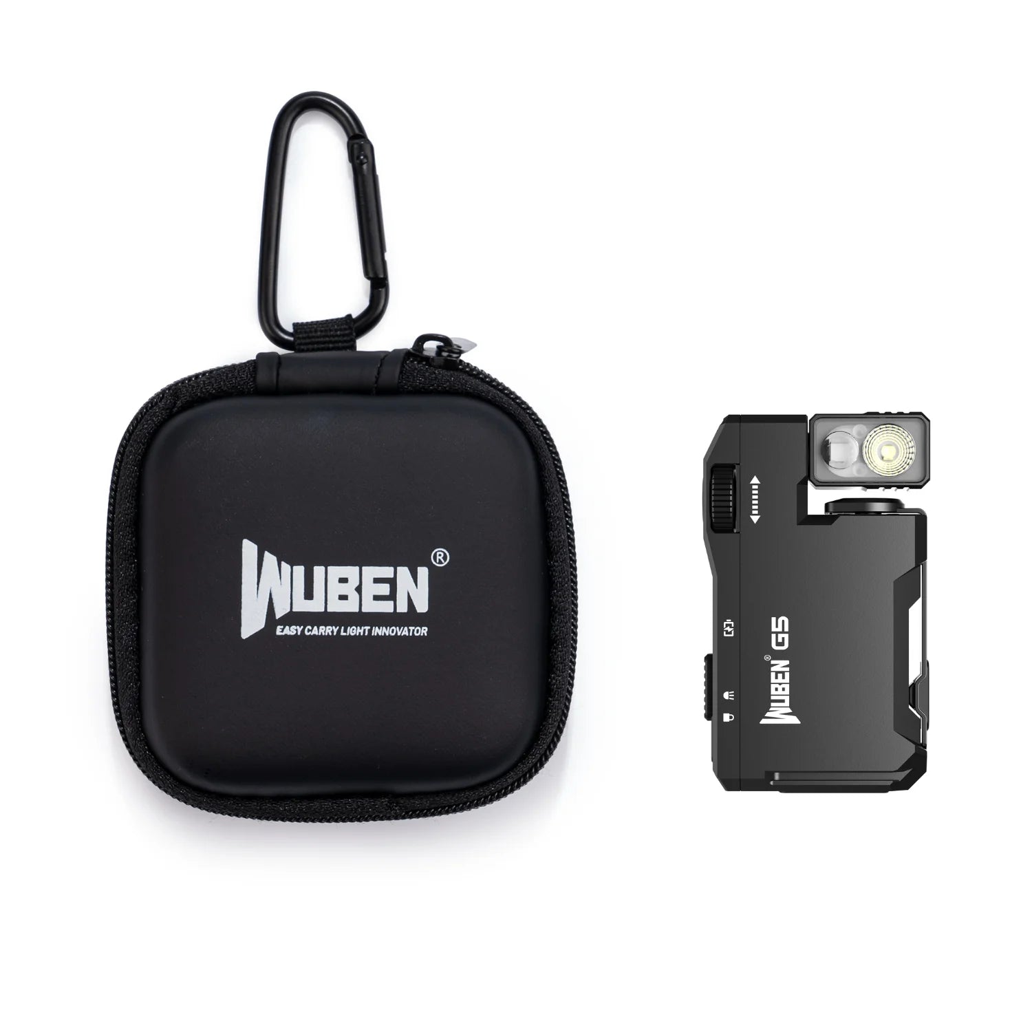 WUBEN Multi-Color Magnetic EDC G5 Flashlight 400 Lumen USB-C Rechargeable Keychain hands Free for Camping, Car Repair, Home Use