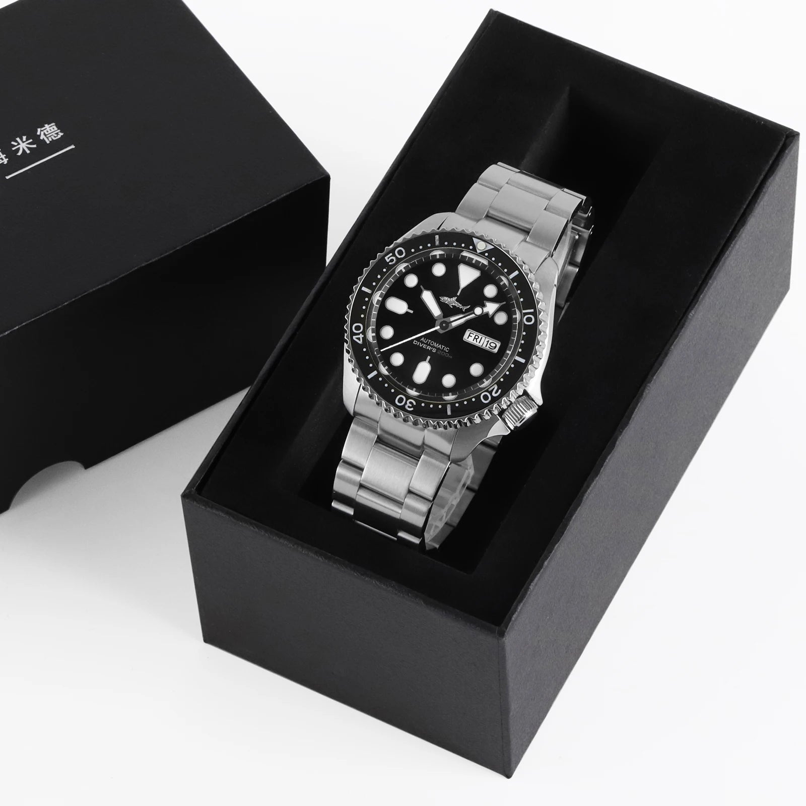 Heimdallr SKX007 NH36 Automatic Mechanical Date/Week Display Ceramic Bezel Sapphire Glass 200m Waterproof 41mm Dive Watch