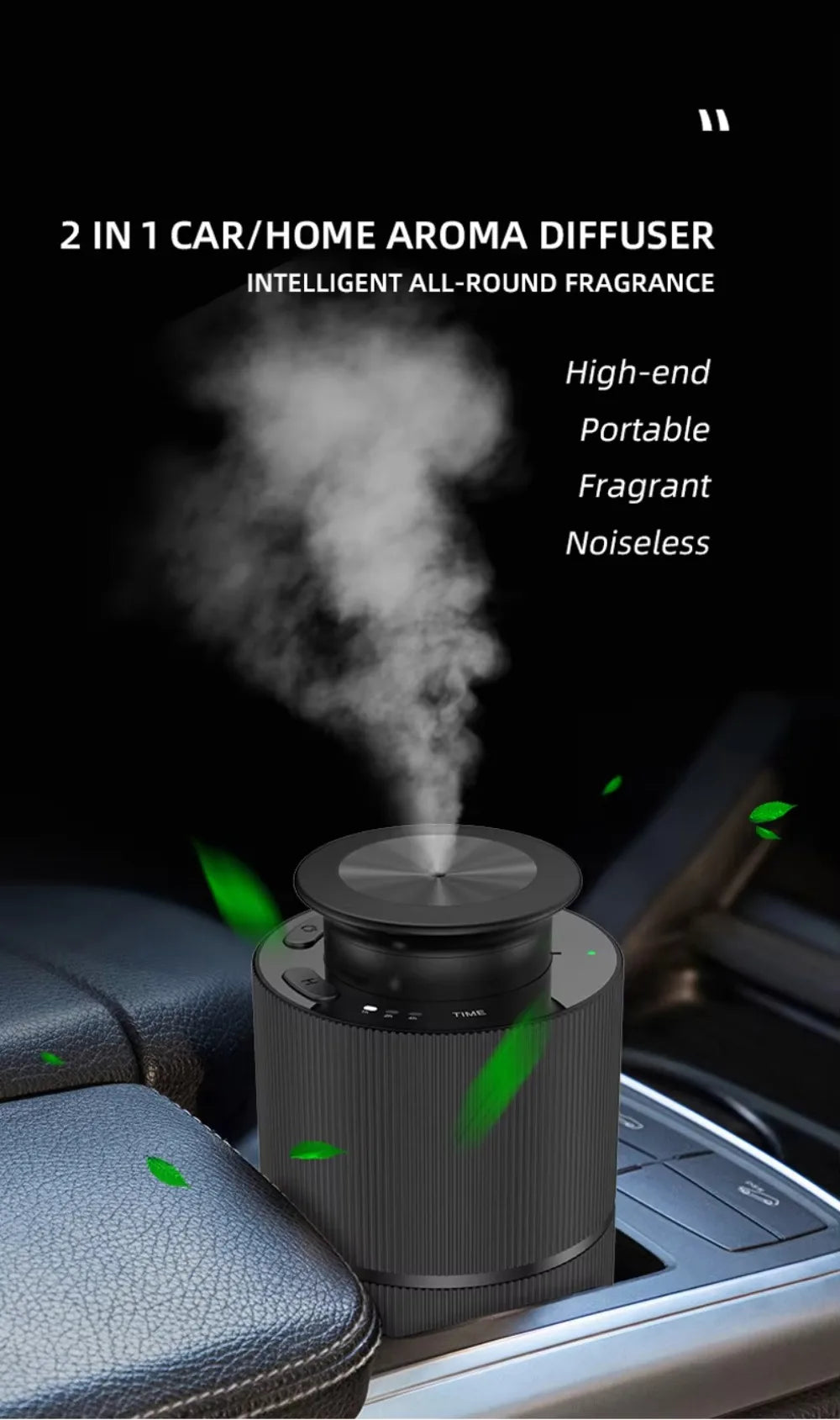 Portable Car Aroma Diffuser Machine USB Rechargeable Electric Smell Distributor Room Fragrance Diffuser Electric Smell for Home