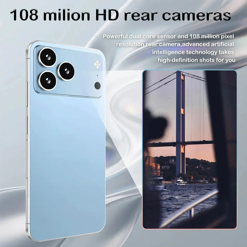 2026 Hot High Quality i17 Promax original intelligent 4G 5G dual card dual standby system global version 8000mAh battery Arrival