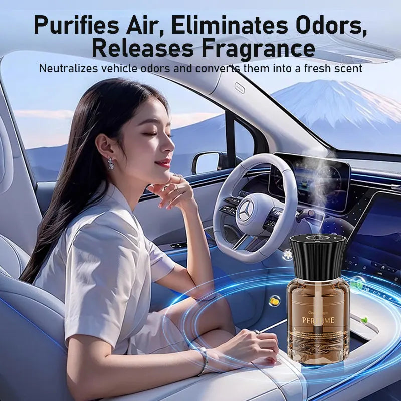 Smart Aromatherapy Diffuser AI Auto Sensing Timer Spray Quick Odor Removal Starry Night Light Long Lasting Fragrance Home Car