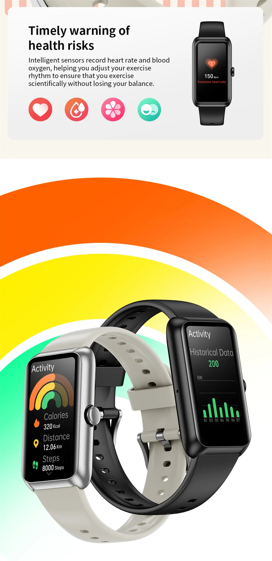 2025 New Smartwatch 1.47-inch Blood Oxygen Heart Rate Sleep Health Monitoring Information Push Multi Sports Band Watch Bracelet