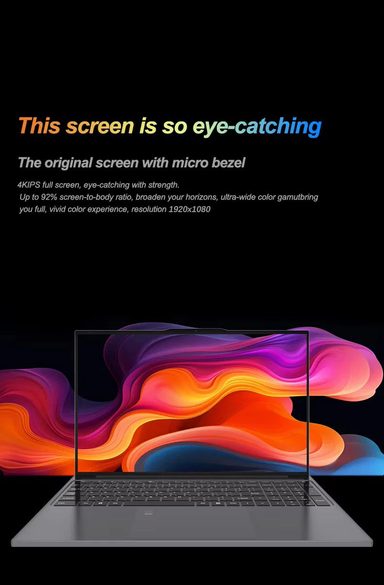 2026 intel Core i9 10980HK Windows 11 15.6" Ultra Slim Portable Laptop 16GB RAM 1TB 2TB SSD Fingerprint Office Gaming Laptop PC
