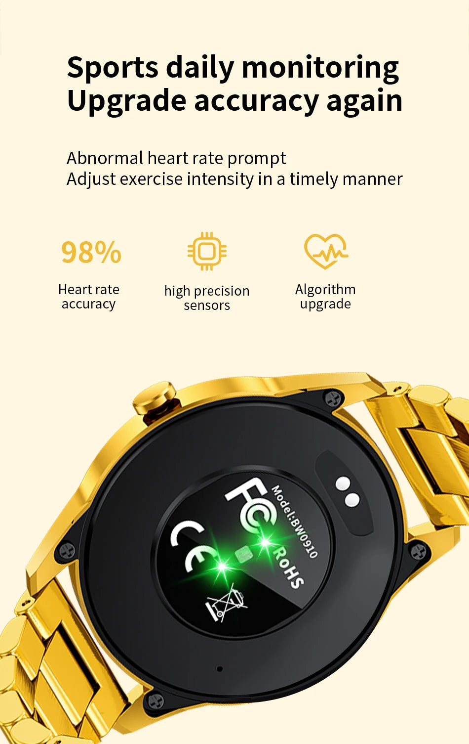 LIGE Smart Watch Men 2026 Full Touch Screen New Heart Rate Monitor IP68 Waterproof Sport Fitness Watch Bluetooth Call Smartwatch